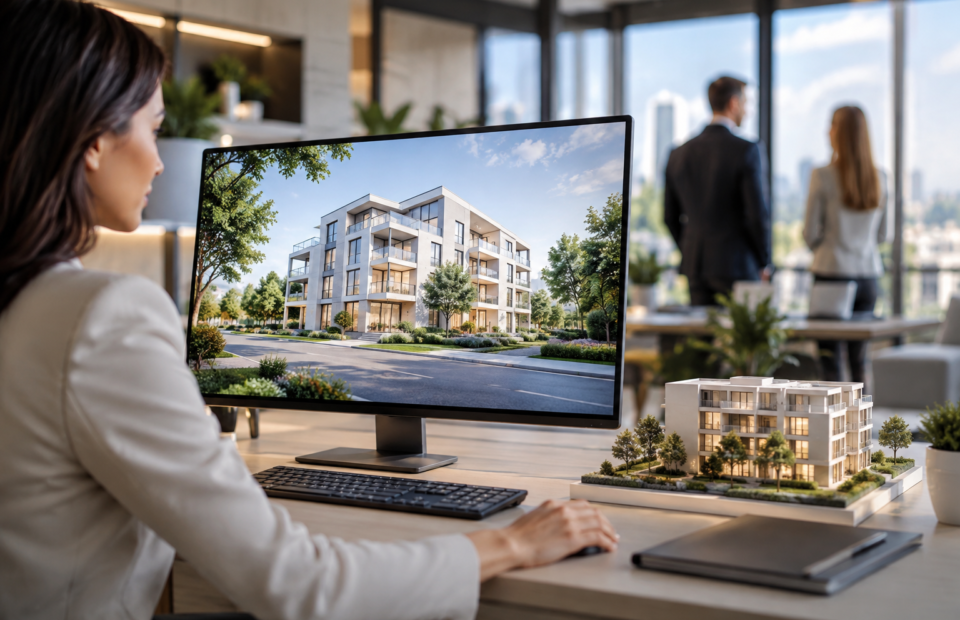 Titelbild zu „Wie 3D-Visualisierungen die Vermarktung von Immobilien transformieren“